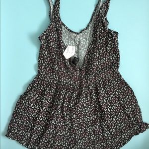Low Back Geometric Romper